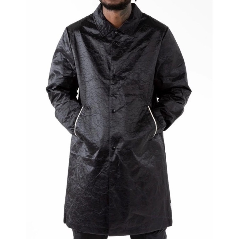 Nike Men's Sportswear Style Essential Long Black Coat DH7847-010 Size Medium‎